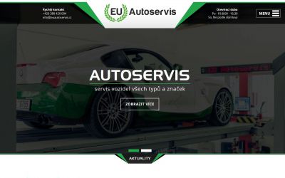 Spuštění nové prezentace EU Autoservis